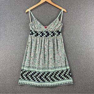 Ruby Rox Boho Floral Tie Back Dress Size S Cottagecore Y2K Adjustable Straps